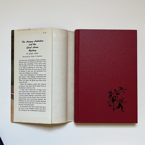 Vintage Book Red Hardback plus dust jacket 1965 The Happy Hollisters - Picture 6 of 6